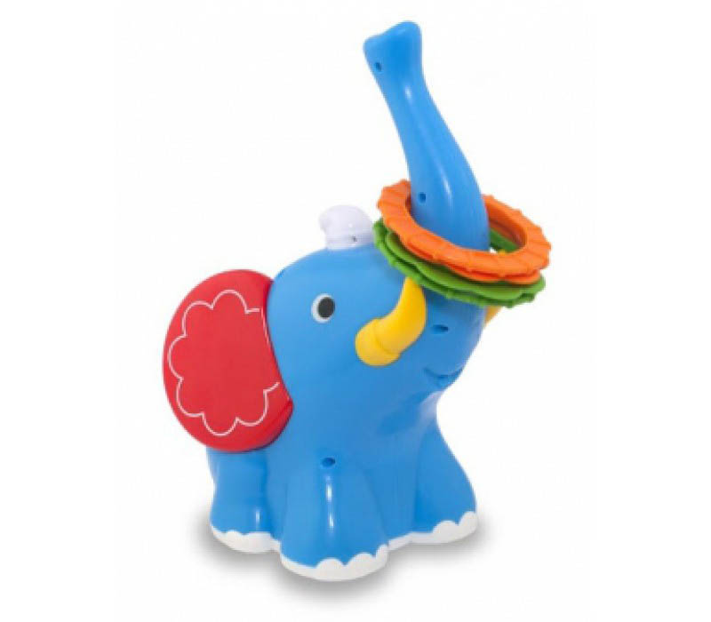 Развивающая игрушка - Слон-кольцеброс  